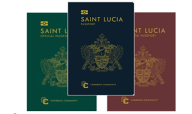 passport for st lucia