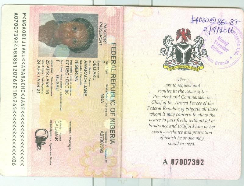 passport found