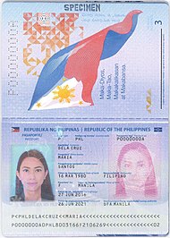 passport front and back