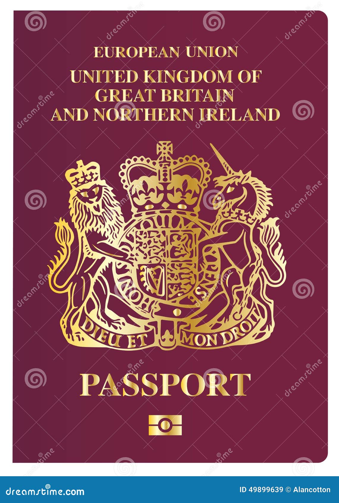 passport front cover