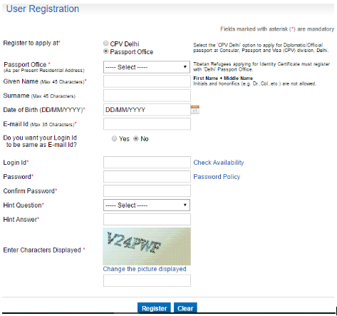 passport gov in