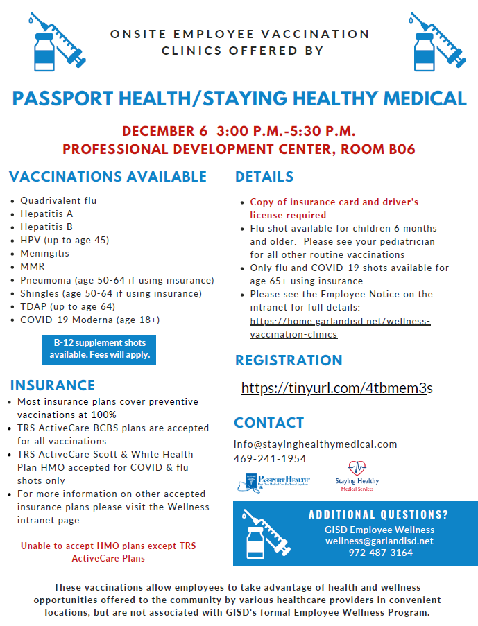 passport health fees