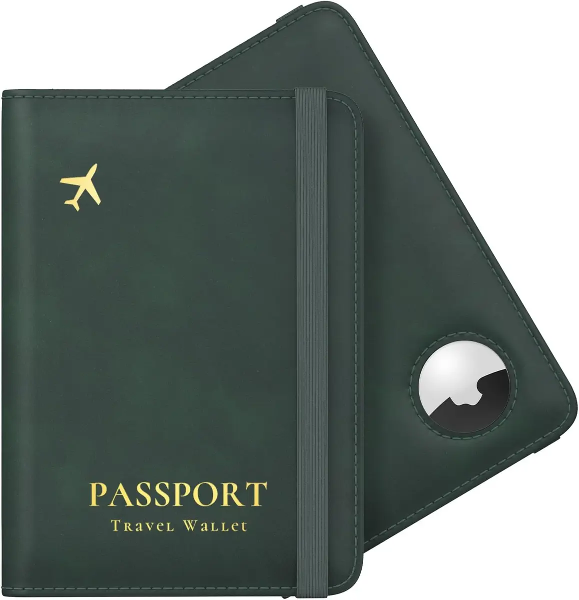 passport holder with airtag