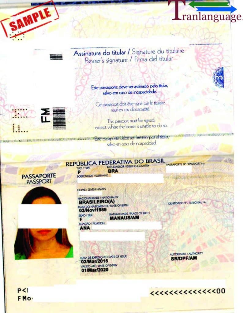 passport in brazil