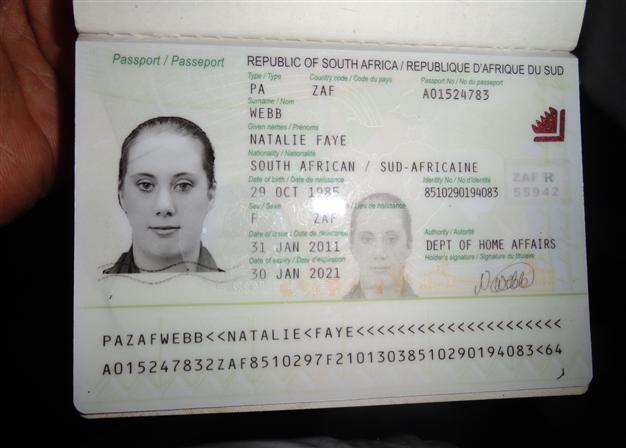 passport in south africa