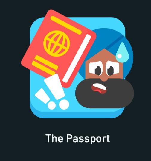 passport in spanish duolingo