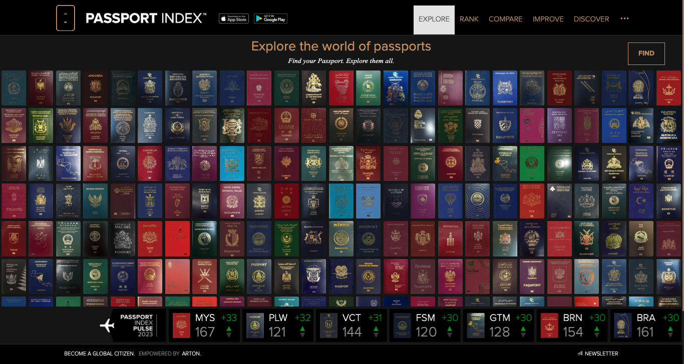 passport indes