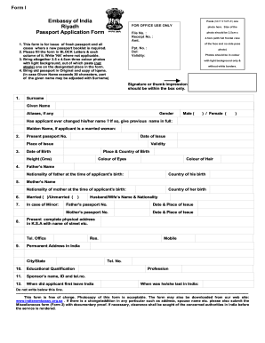 passport india renewal documents