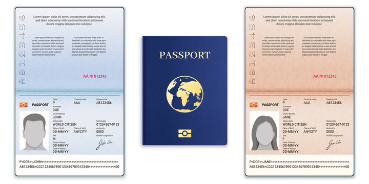 passport info page