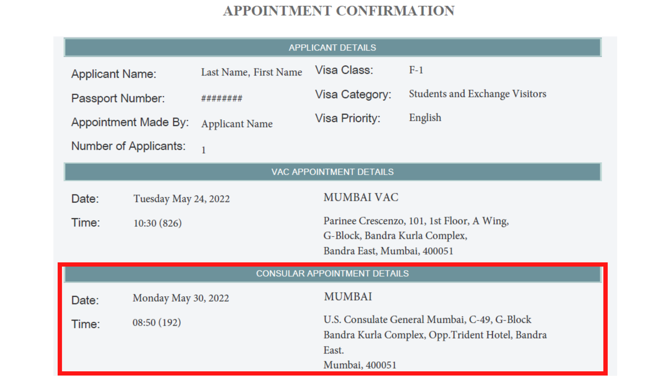 passport interview appointment