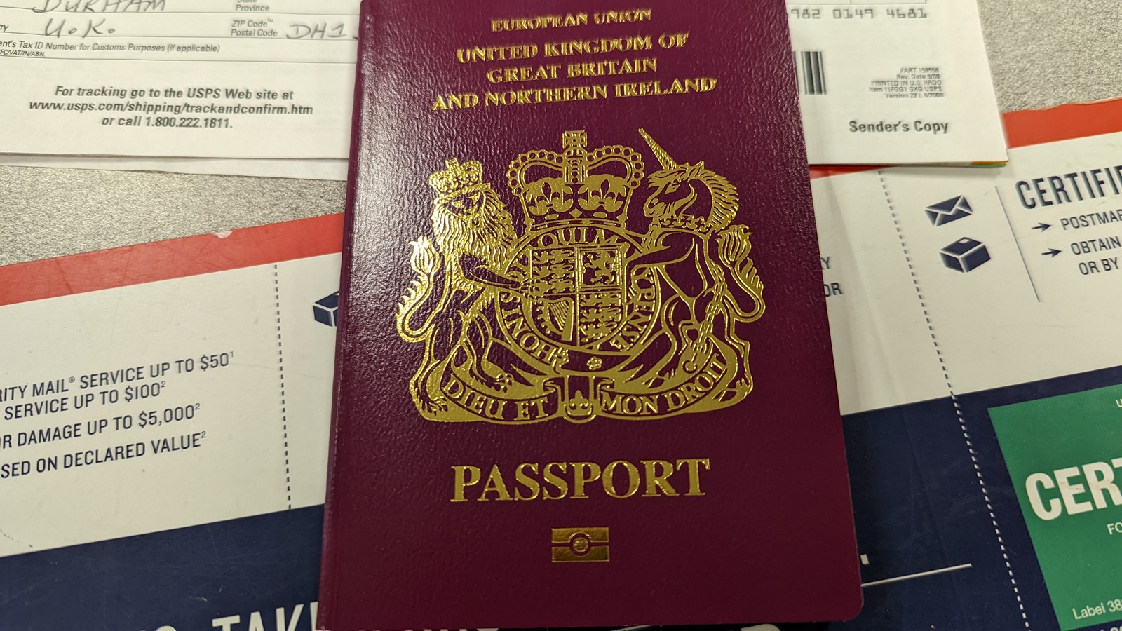 passport ireland tracking