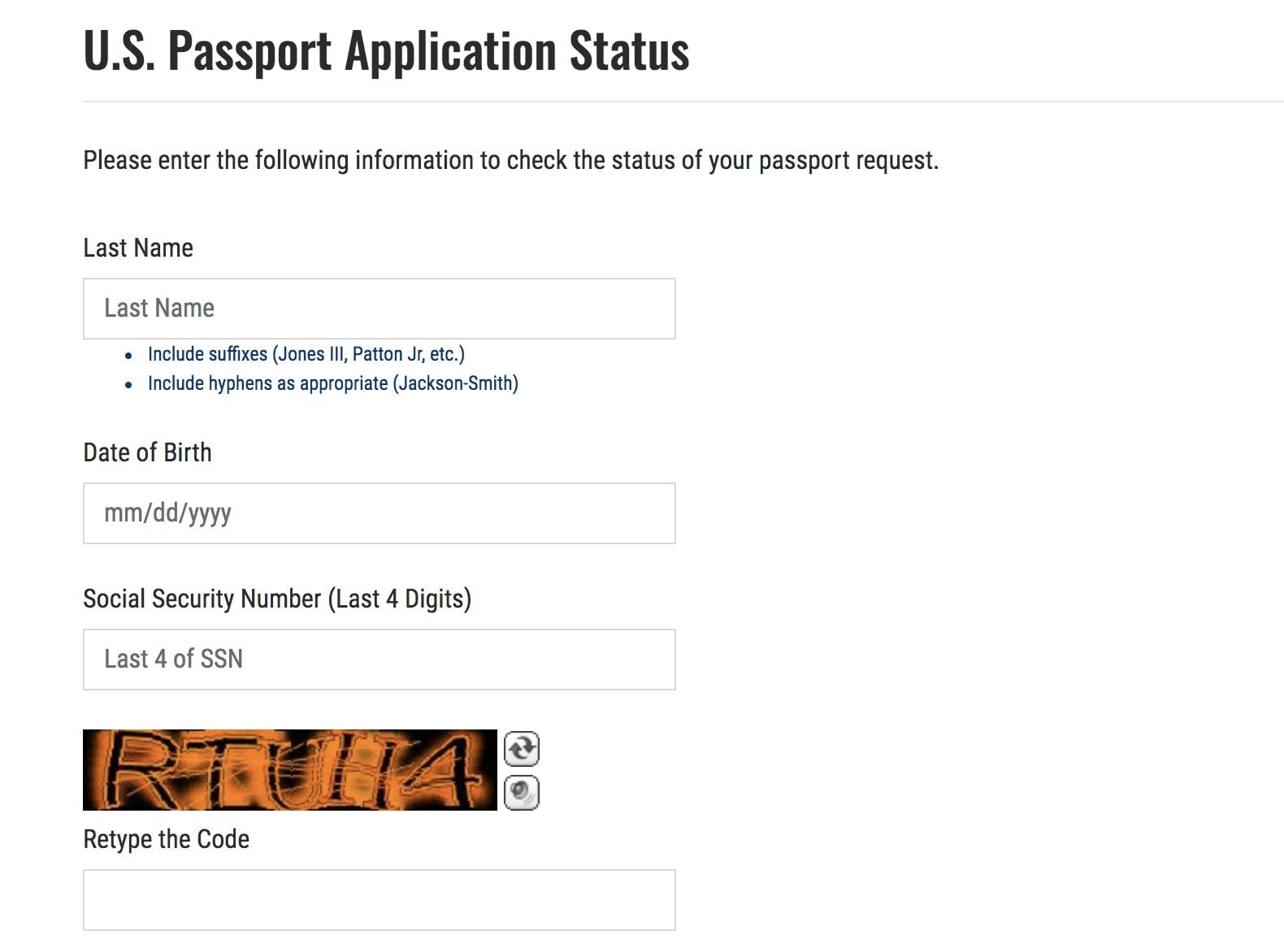 passport issuance status