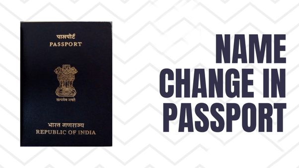 passport name change document