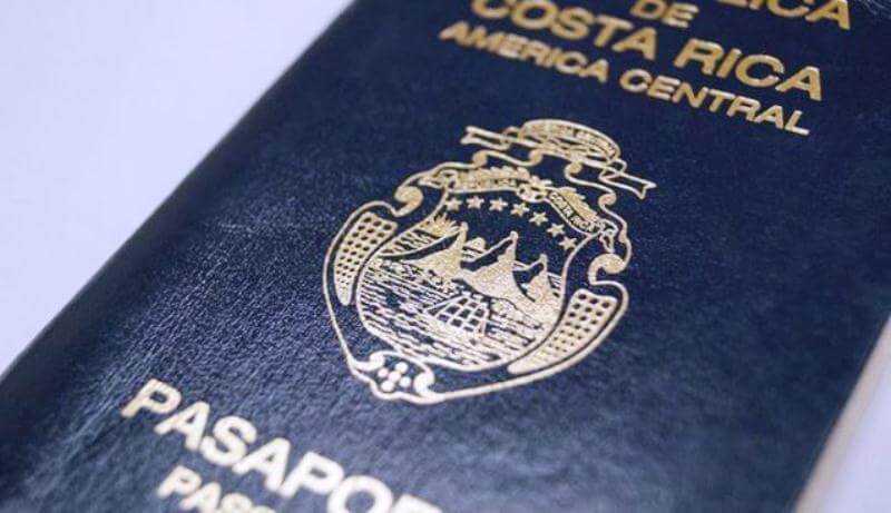 passport needed for costa rica