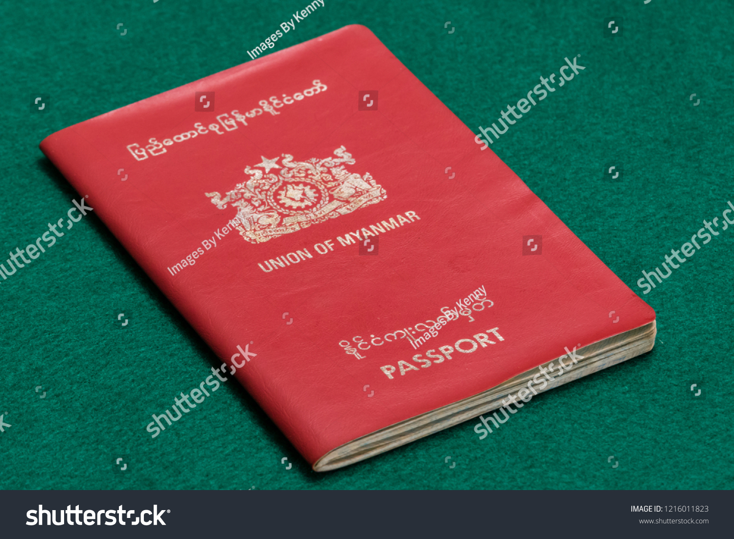 passport of myanmar