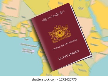 passport of myanmar