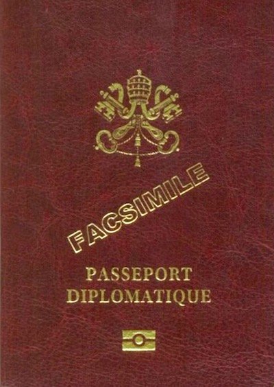 passport of vatican city