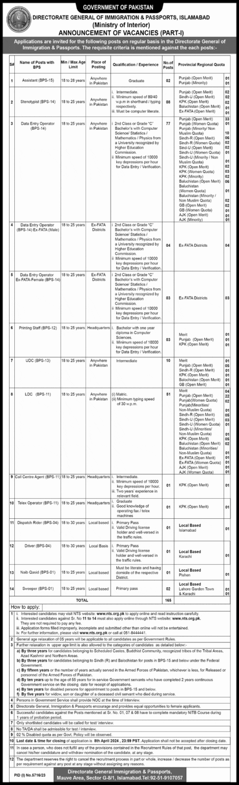 passport office jobs