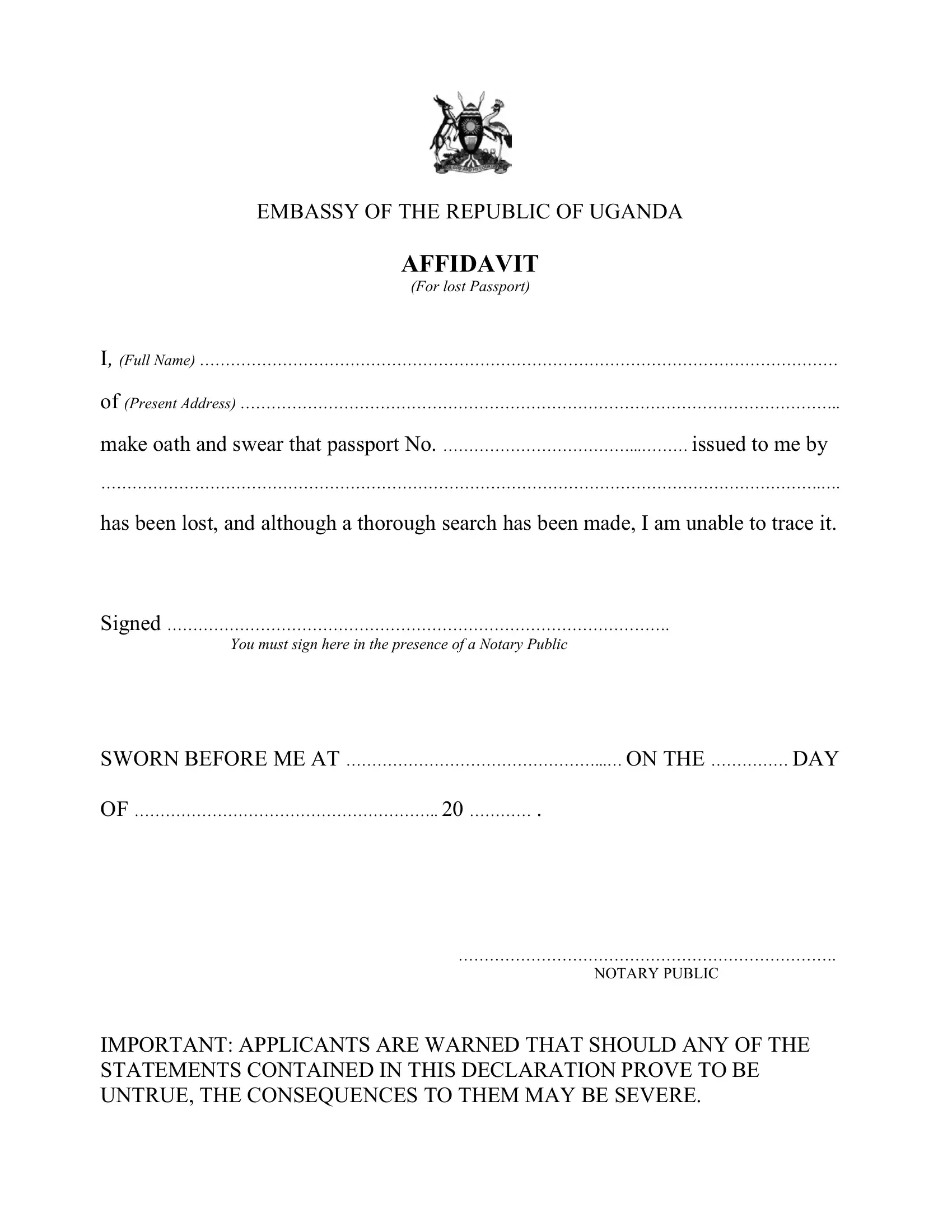 passport online application form