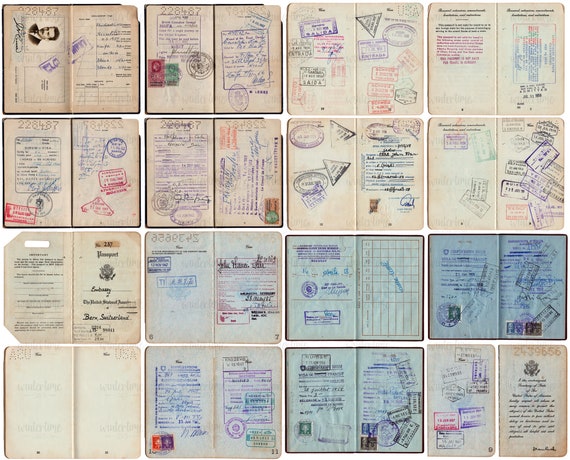 passport pages