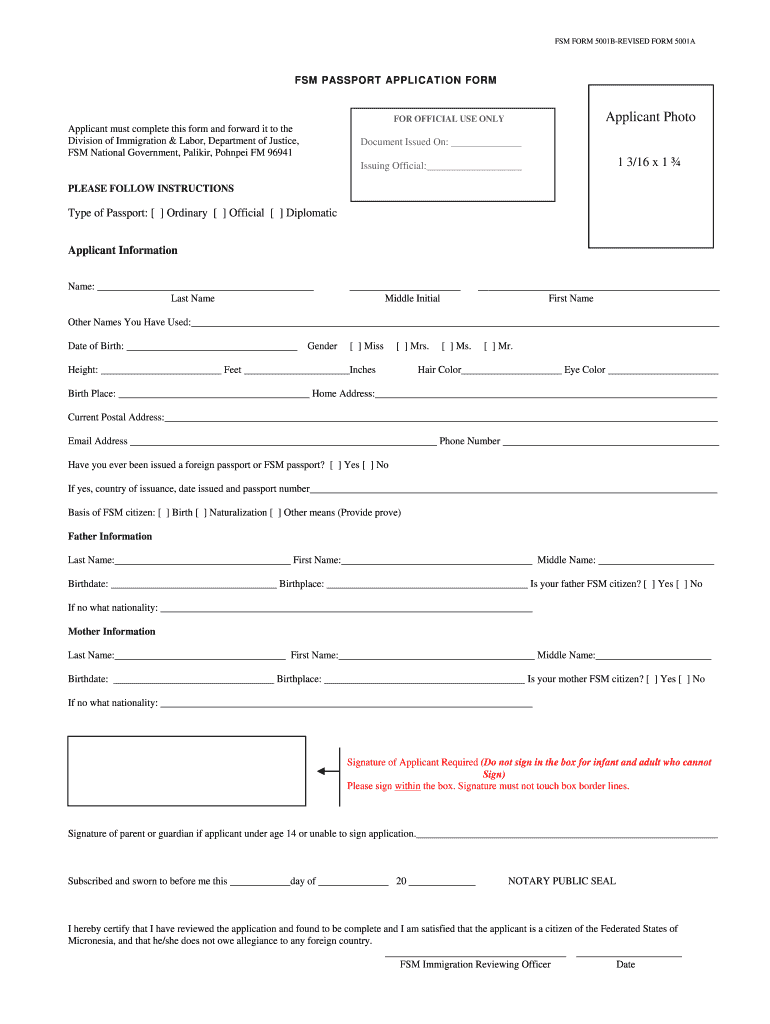 passport paperwork online