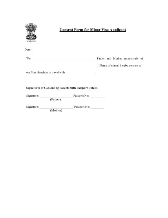 passport parental permission form