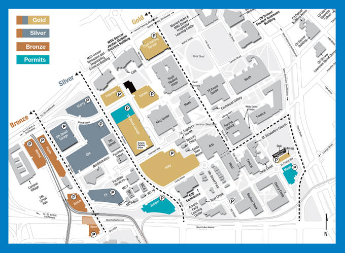 passport parking zone map