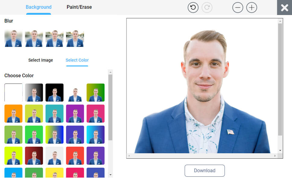 passport photo background remover