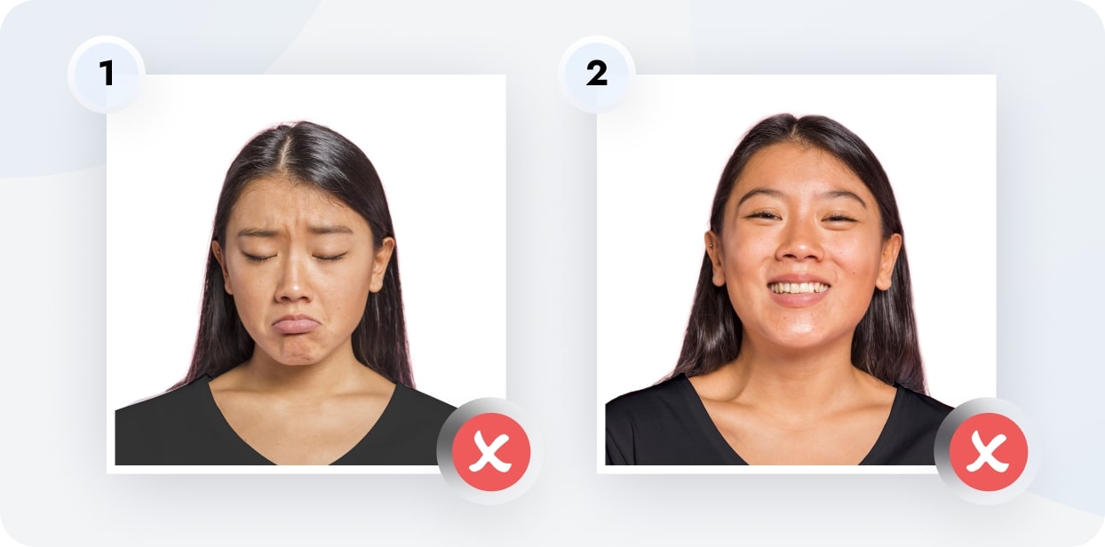 passport photo examples