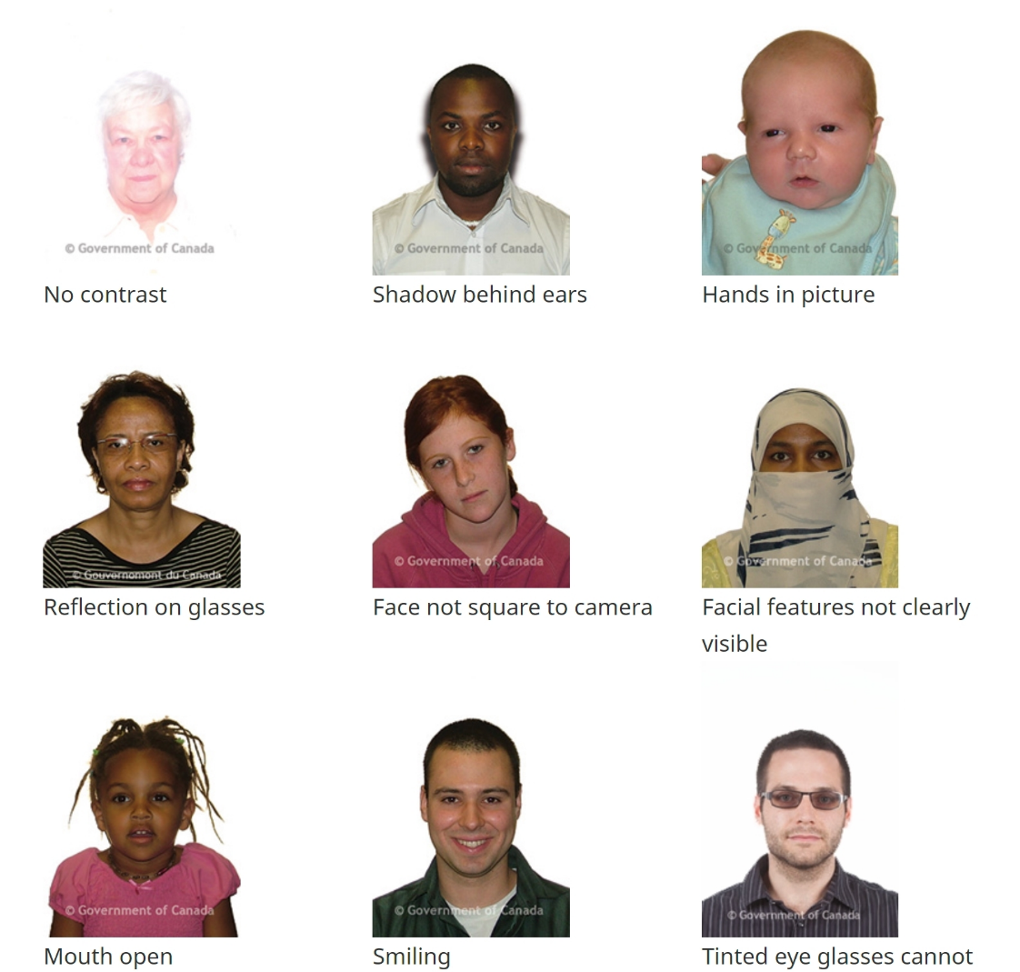 passport photo regulations canada