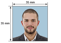 passport photo size in cm