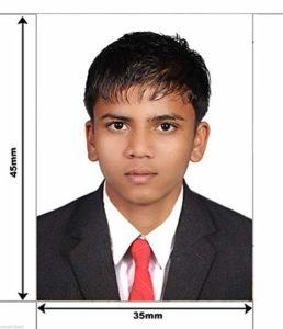 passport photo size india