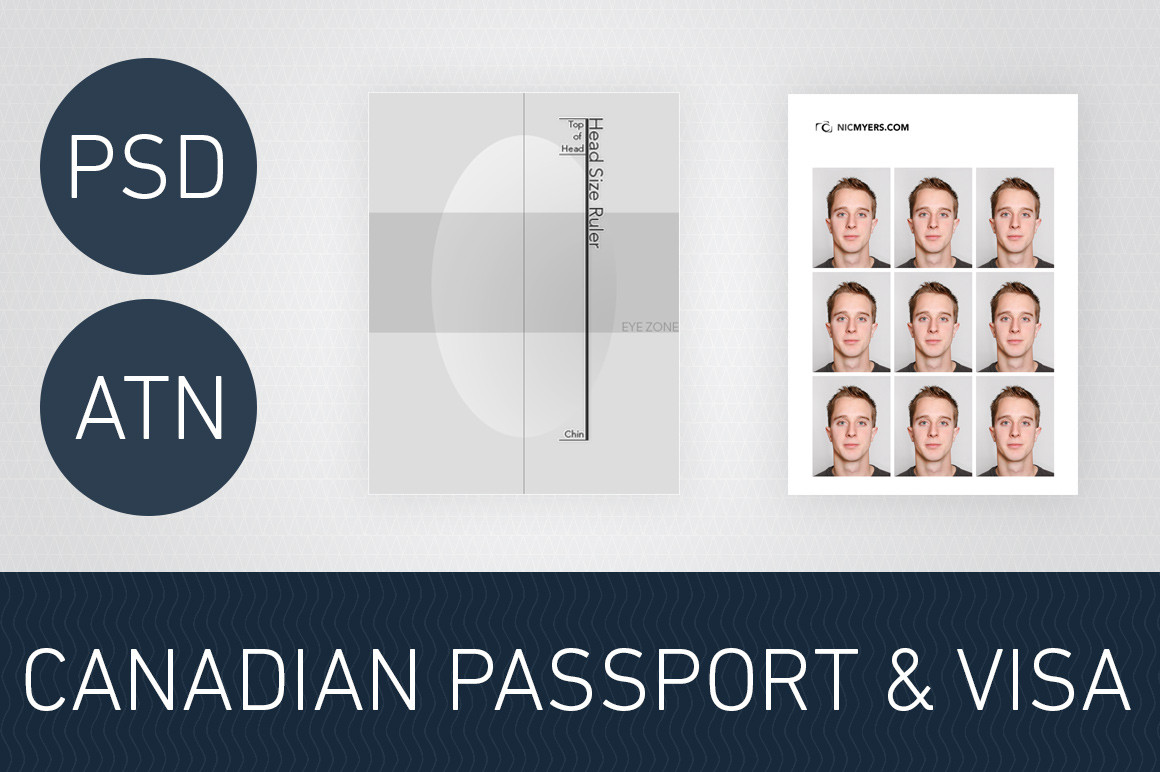 passport photo template