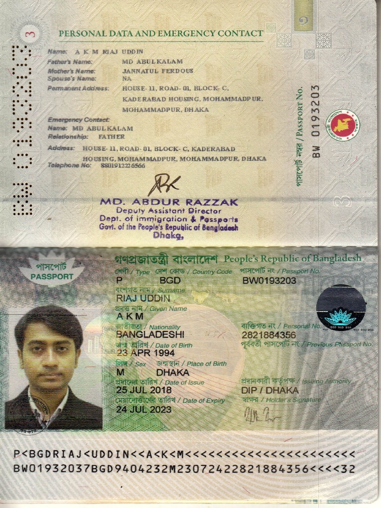 passport photocopy