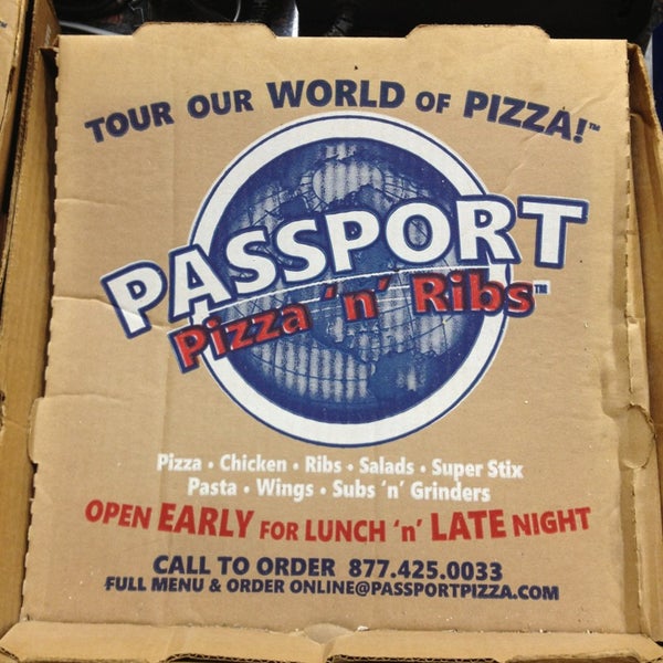 passport pizza menu