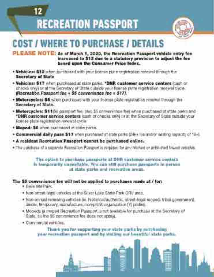 passport prices michigan