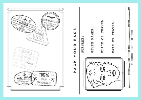 passport printable