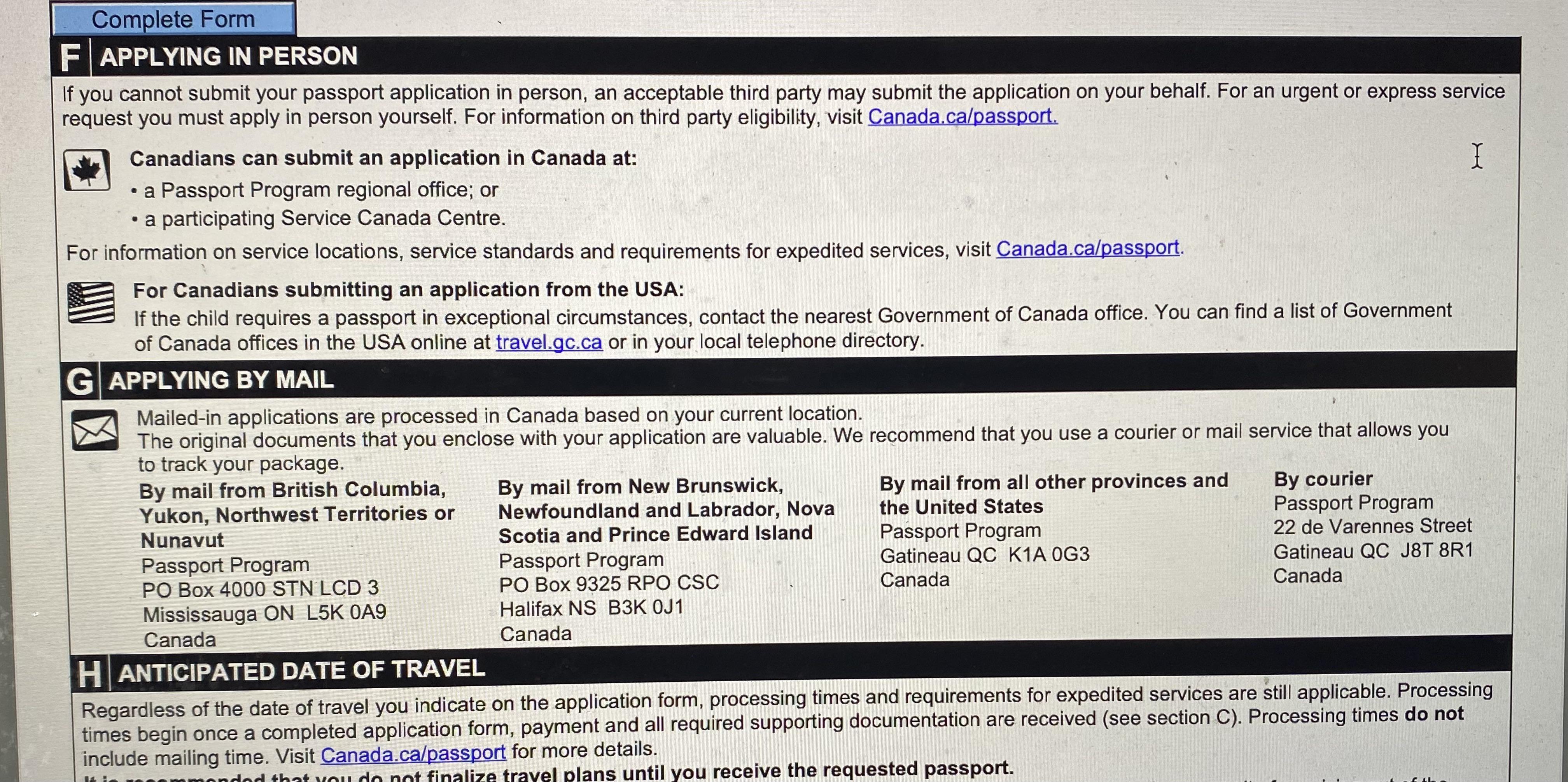 passport program gatineau qc