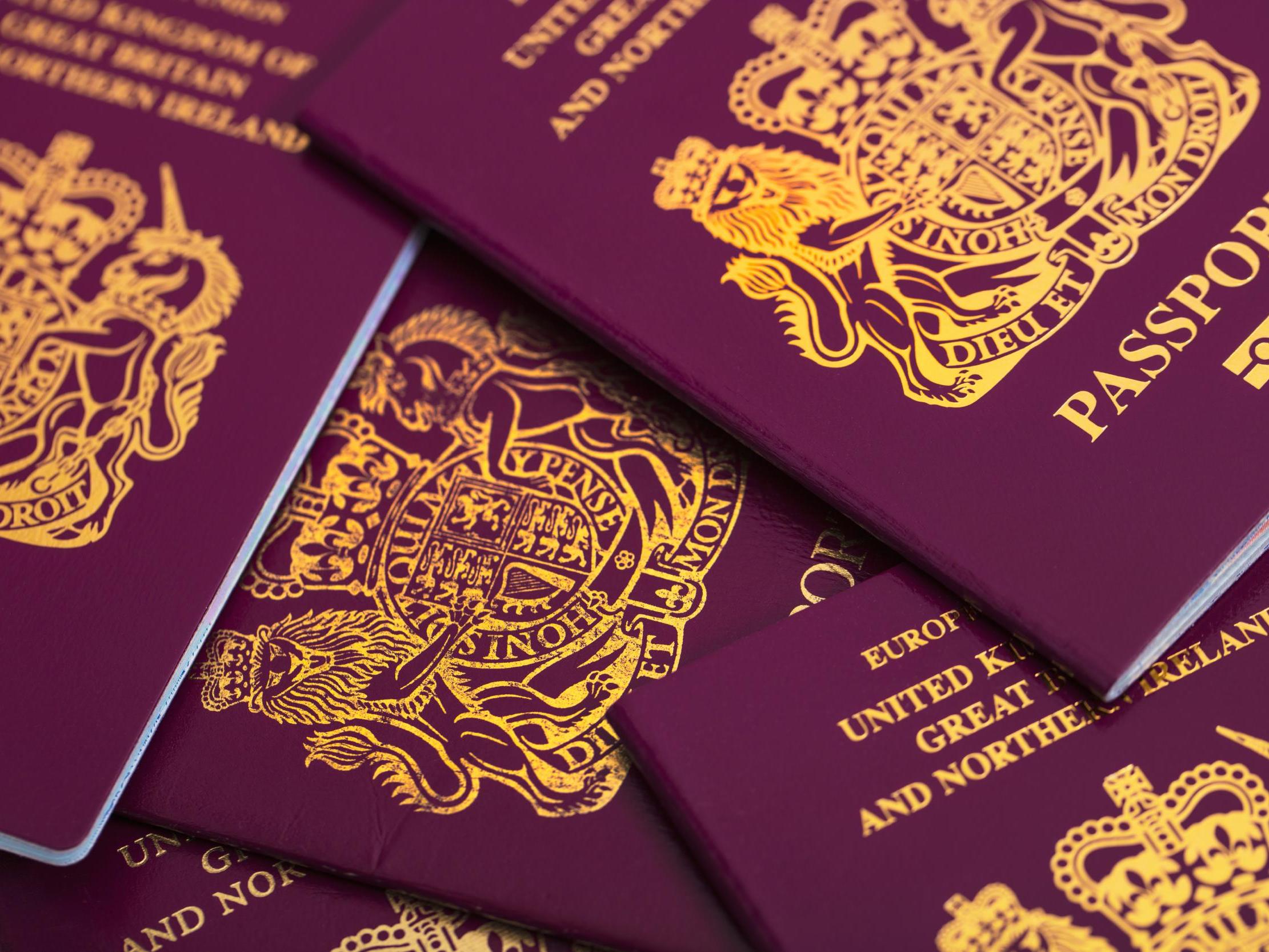 passport purple