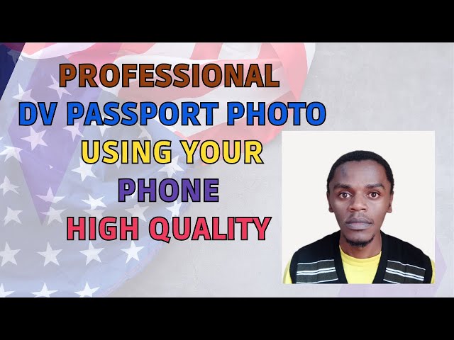 passport quality photo