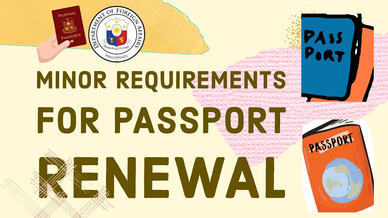 passport renewal for minor