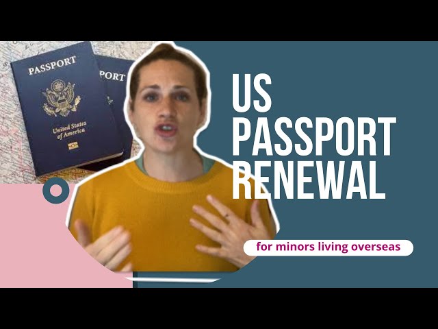 passport renewal for minors near me