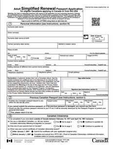 passport renewal online form