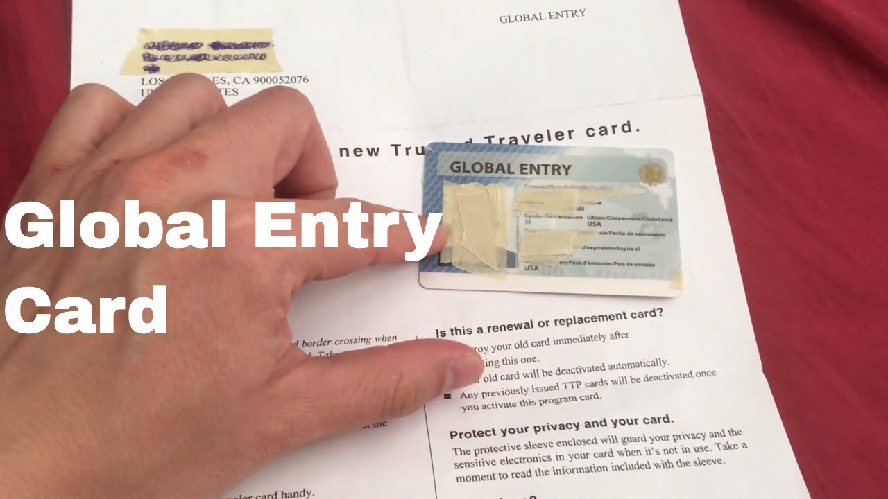 passport renewal with global entry