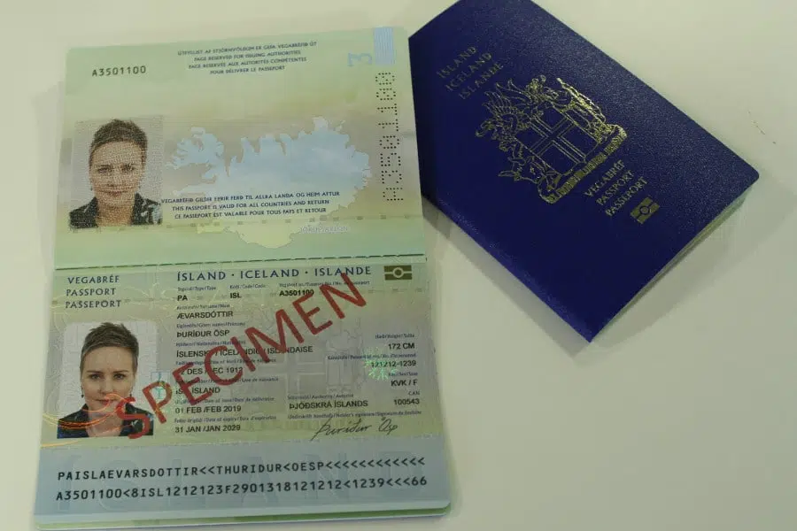 passport requirements for iceland