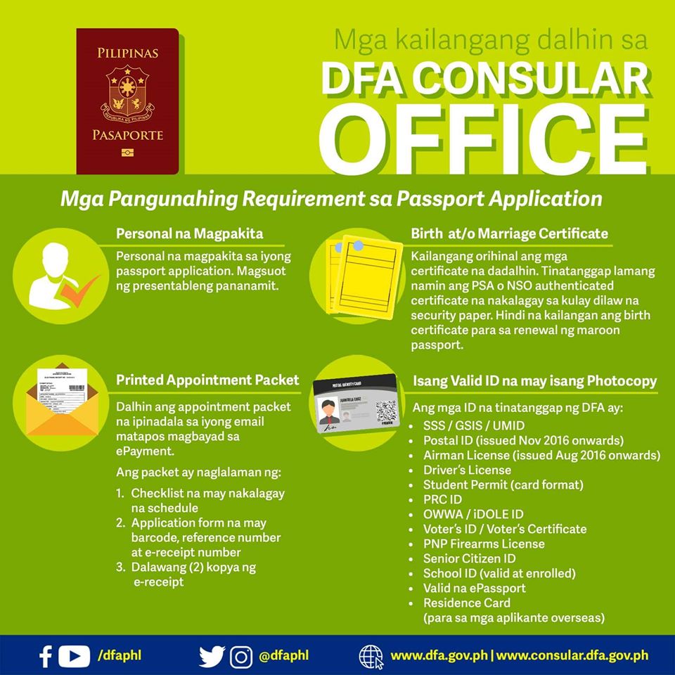 passport requirements for the philippines