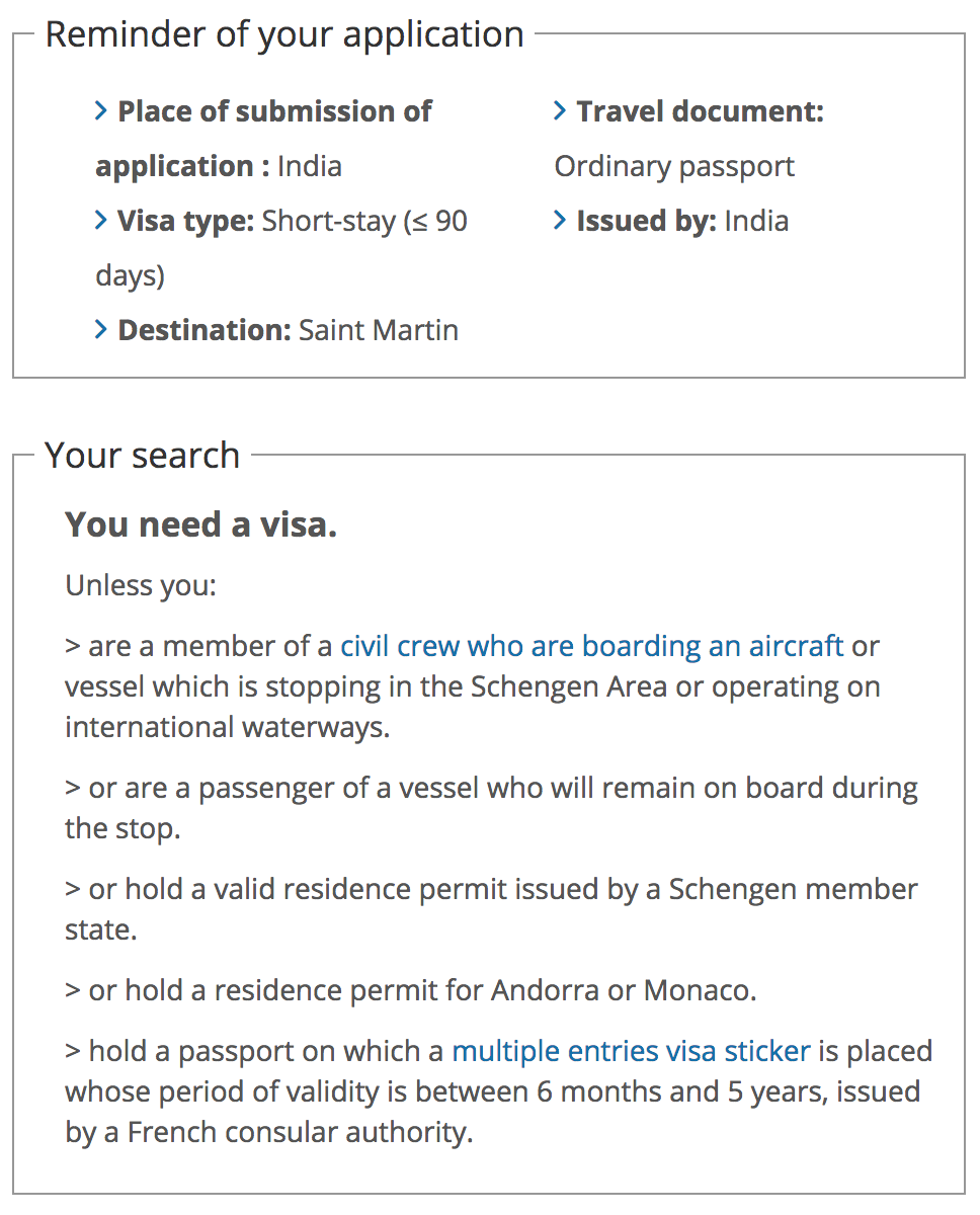 passport requirements st maarten