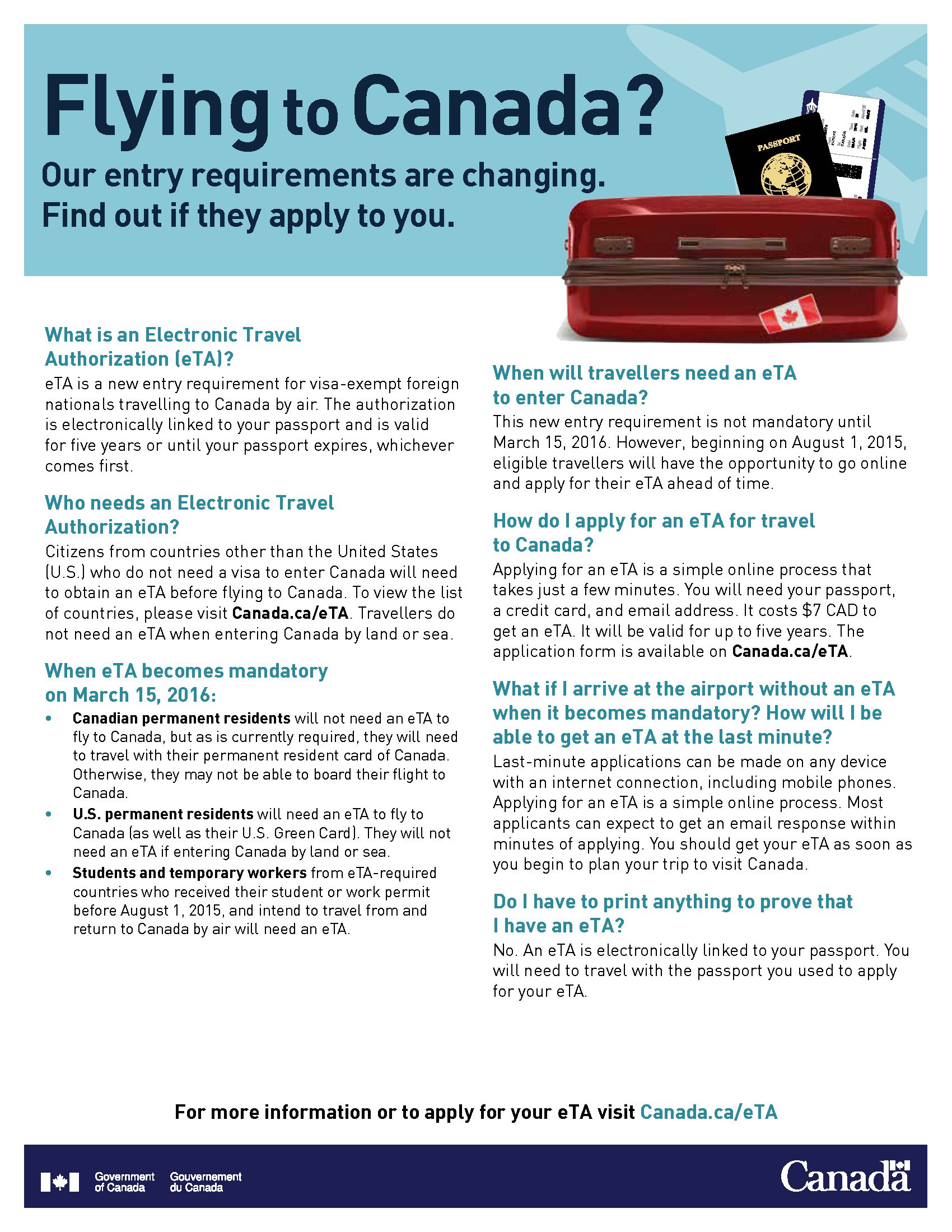 passport requirements us to canada