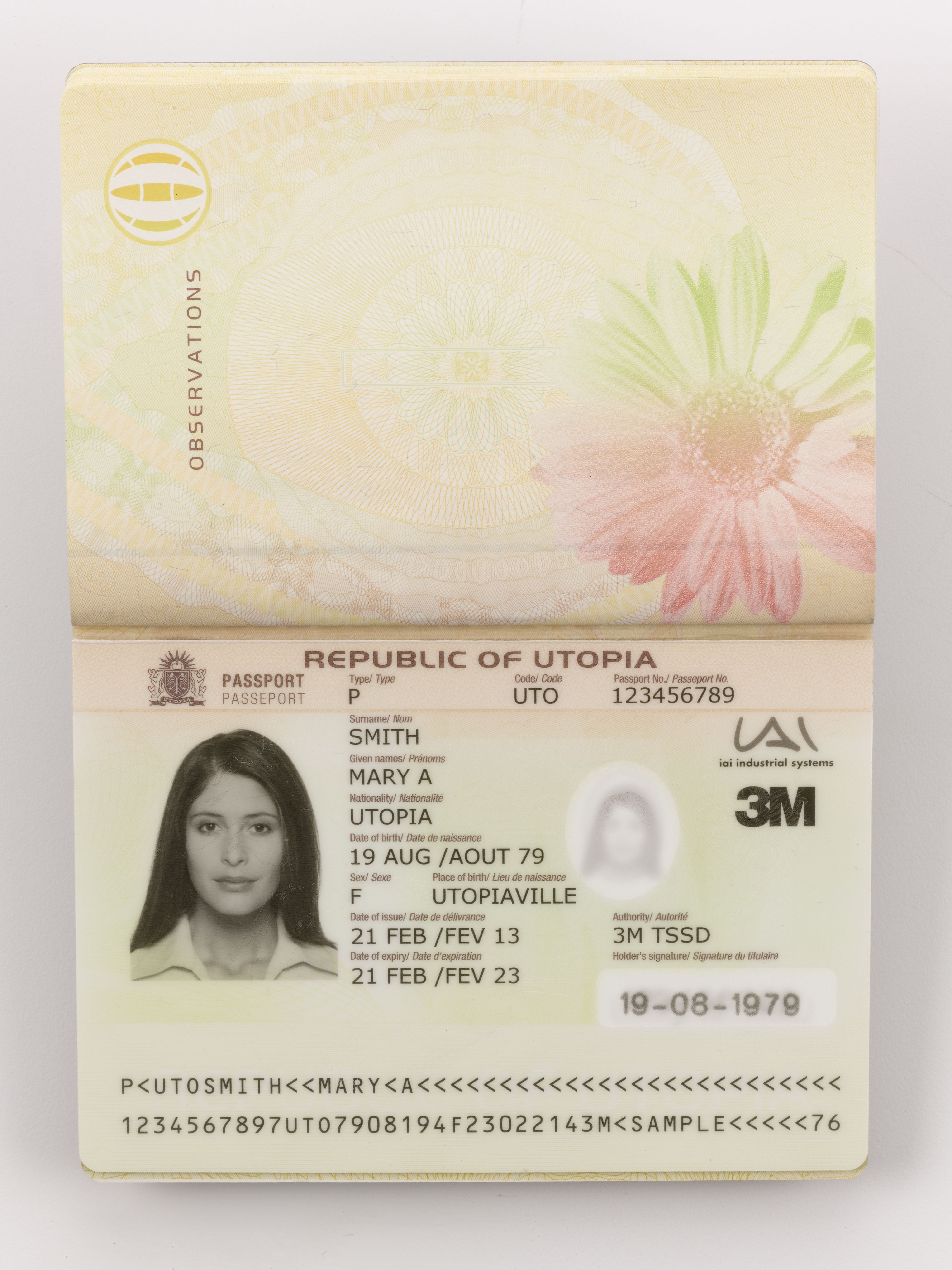 passport sample