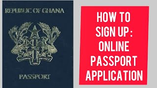 passport sign up